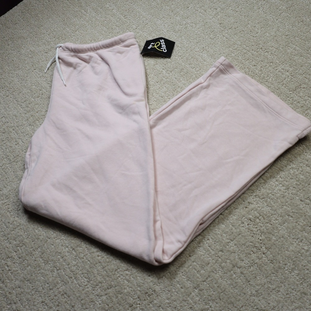 Art Class Girls Pink Wide Leg Sweatpants Drawstring Joggers XXL 16/18 NEW